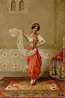 Dancer Canvas Paintings - The Oriental Dancer